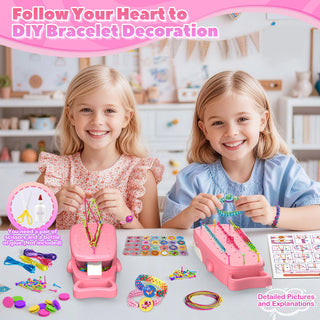 Whale Shape Friendship Bracelet Making Kit DIY Art Craft 6-12 Year Girl Gift