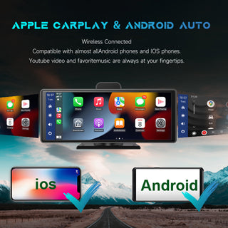 10.26" Smart Screen DVR NTSC Format for RV Truck Bus + Rear View Backup Camera