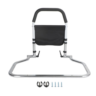 Foldable Bed Rail Safety Assist Handle Hand Guard Grab Bar Elderly Handicap