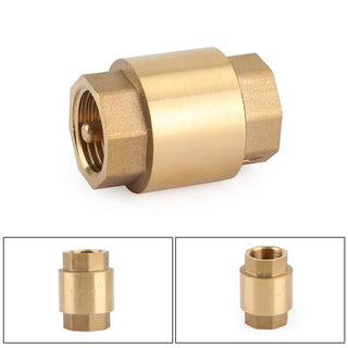 DN15 1/2" NPT In-Line Check Valve Brass Spring Loaded Inline 200PSI