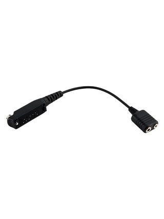 K Interface 2Pin Headset Port Converter Cable for Sepura STP8040 STP8080 STP9000