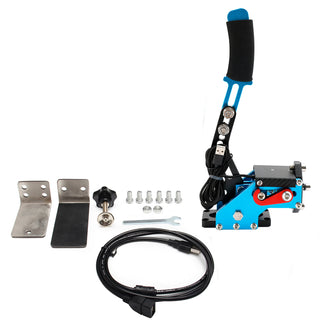 14Bit USB Handbrake for Racing Games Steering Wheel Stand G27/G29 G920 PC Blue