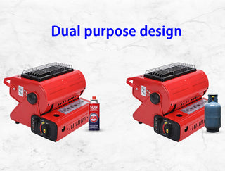 Camping Emergency Butane Heater Double Heat Source Survival
