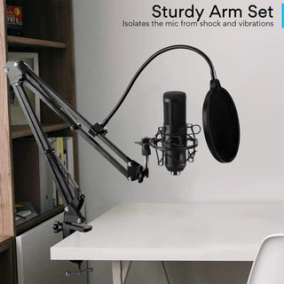 BM800 USB Condenser Microphone for PC Studio Microphone Kit Streaming Gaming