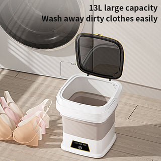 13L Portable Washing Machine – Foldable Mini Washer