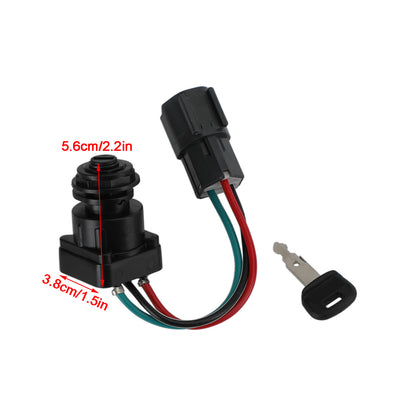 Ignition Switch RC411-53964 for Kubota KX41 KX71 KX121 U15 U35 U45 HRC40-53960 Generic