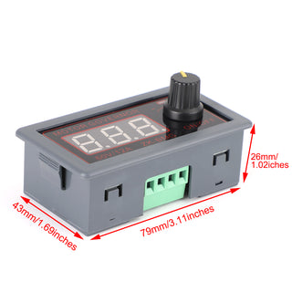 12V 24V 60V Voltage Regulator Dc Motor Speed Controller PWM 500W LED Display 12A