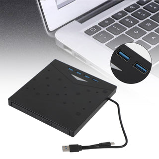 7 in 1 External CD/DVD Burner Drive USB 3.0 Type-c Type A CD-ROM Laptop External CD/DVD Drive for Laptop 7 in 1 USB 3.0 DVD Player Portable