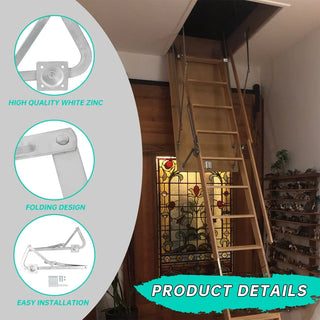 Attic Ladder Spreader Hinge Arms for 2010-Up 55-2 MFG Werner Mk 5 Wu2210 W2208 W2210 Pull Down Attic Stair Counter Balance Arms Hinge