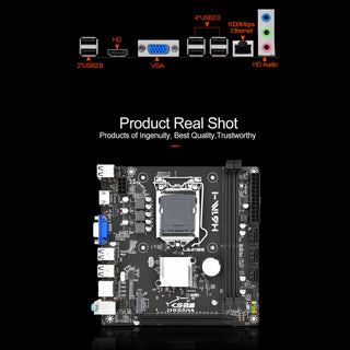 2*DDR3 USB2.0 SATA2 NVME Bluetooth H61M-I Mining Motherboard LGA 1155