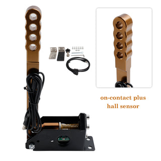14Bit PC USB Sim Racing Handbrake with clamp for G25/G27/G29/T300/T500 For Asseto Gold