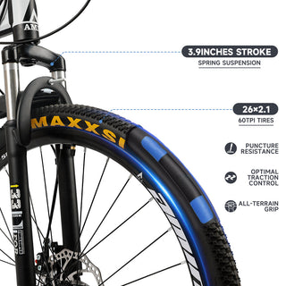 26-Inch Folding Mountain Bike – Full Suspension MTB for Adults