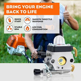 Carburetor For Stihl FS85 FS75 FS80 KM55 HS75 HS80 HS85 Carb Air Fuel Filter Kit
