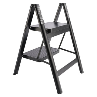 Ultralight Slimline 3 Step Ladder Folding  Stool Step Stool for Home with Non-Slip Feet
