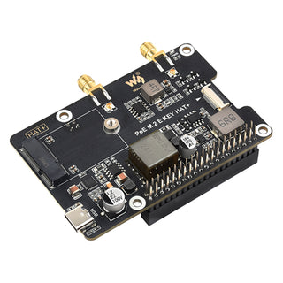 Raspberry Pi 5 PCIe to M.2 E Key Supports USB Bluetooth Connection Adapter Board