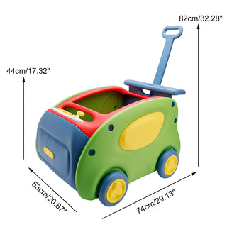 Kid 1 Seater Push Pull Ride On Children Car Vehicles Car Ride On Toy Green