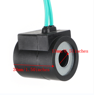 6352012 12V Dc Solenoid Valve Coil With 18" Wire Valve Stem Size 10