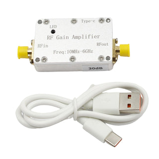10M-6GHz RF Amplifier 30dB High Gain Driver Receiving Amplifier for GPS Receiver