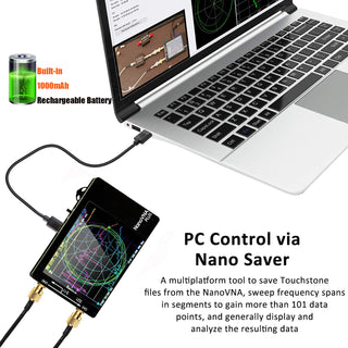 NanoVNA H Vector Network Analyzer 50kHz-2.7GHz MF HF VHF Antenna Analyzer