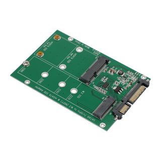 M.2 B / B+M KEY NGFF 2.5" mSATA SSD to SATA III Board Converter Adapter Card