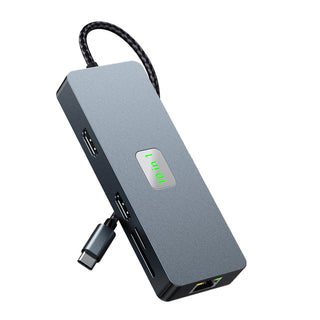 10 in 1 TYPE-C to RJ45  Gigabit USB 3.0  HDMI SD/TF PD100W USB-C Data MacBook