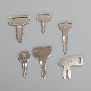 30 Ignition Key Heavy Construction Equipment Set For Volvo Cat Case JD Komatsu
