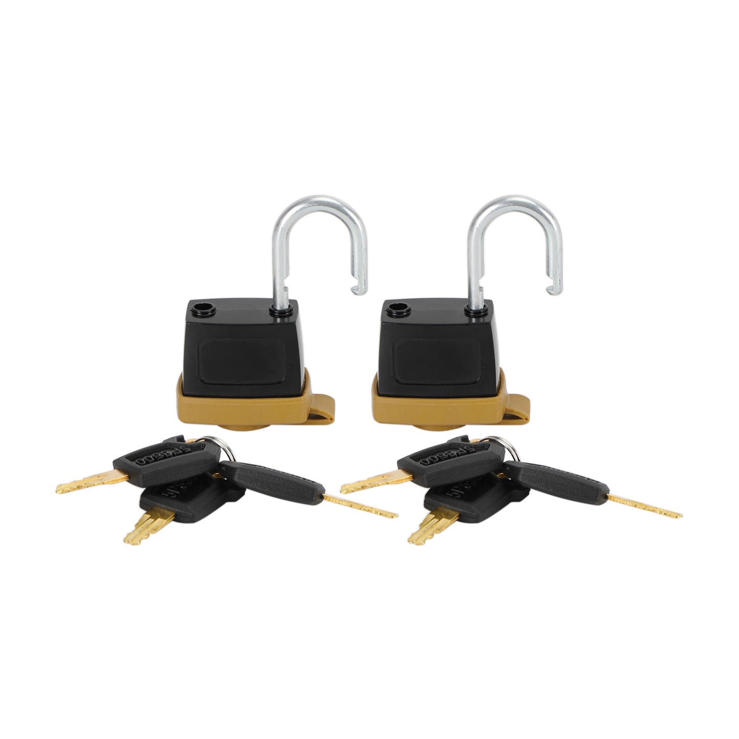 2Set Padlock Pad Lock W/6 New Keys For Caterpillar (CAT) 5P8500 246-2641 Generic