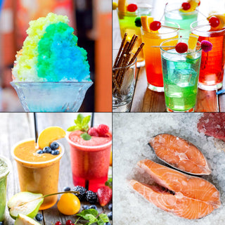 Electric Ice Crusher Shaver Snow Cone Maker Machine Dual Blades 143LBS/HR US