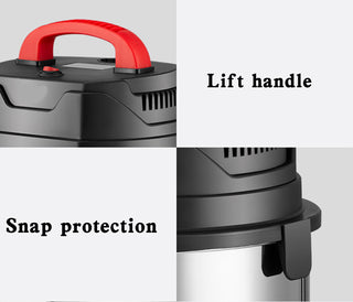 18L Handheld Ash Vacuum Cleaner,Pellet Stove Vacuum,16-18kpa Powerful Suction,Stainless Steel Canister,Dust Remove,For Home Office,Carpet Floors&Pet Hair