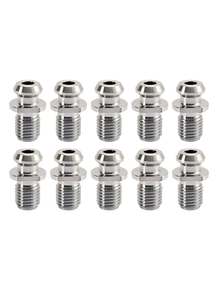 10Pcs CAT50 45° 1.140" Pull Stud Coolant Thru Retention Knob For Mazak