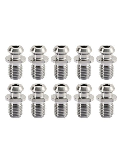 10Pcs CAT50 45° 1.140" Pull Stud Coolant Thru Retention Knob For Mazak