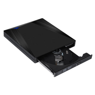 Usb3.0 Type-C External Dvd Rw Cd Drive Player Burner For Laptop Pc Mac Blk