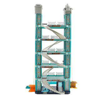 Intelligent Electric Hand Rank City Six Floor Track Parking Lot Toy With 2 Cars Toy