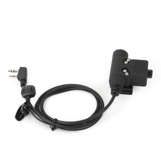 Areyourshop 1x Walkie Talkie PTT Push-To-Talk for Kenwood TK3200 TK2160 BaoFeng BF-888S UV5R