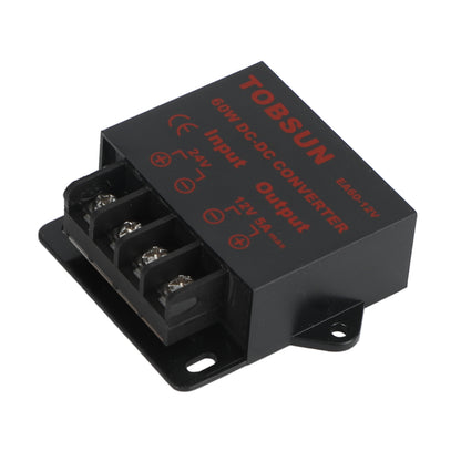 DC Voltage Regulator Buck Converter DC 24V To DC 12V 5A 60W Step Down Reducer Generic