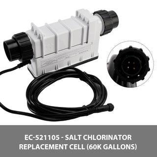 Pentair IC60 Salt Cell Replacement – EC-521105, Softer Water, 60K Gallons Coverage