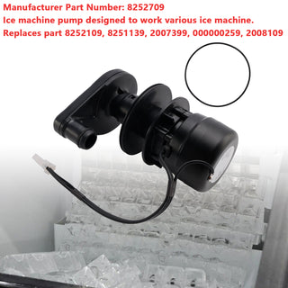 Ice Machine Water Pump 230 Volt for Manitowoc 8252709 8251139 2007399 NEW