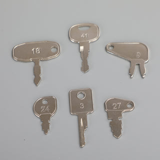 24 Heavy Equipment Construction Ignition Key Set For Case JD Komatsu JCB Volvo
