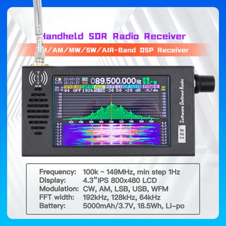 Radio SDR DSP Digital Demodulation Short Wave FM MW SSB CW HAM Radio Receiver