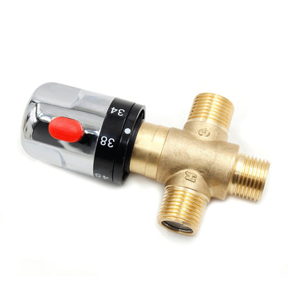 Brass Thermostatic Mixing Valve Bathroom Faucet Temperature Mixer Control Valve Generic