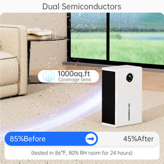 Dehumidifier 1000 sq.ft Dehumidifier for Home 120 Ounce Tank Quiet