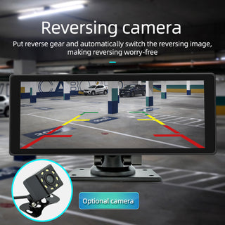 10.26" Wireless Carplay Bluetooth Car MP5 Player HD Large Screen Recorder Camera