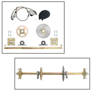 Various ATV Quad Go Kart Rear Live Axle Kit Sprocket Brake Wheel