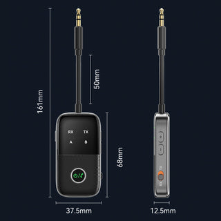 New Bluetooth Receiver Transmitter Two-in-One AUX Car Hands-free Audio Adapter