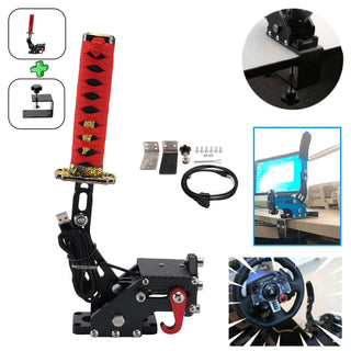14Bit PC USB3.0 SIM Handbrake with Sword Hilt for Racing Games Steering Wheel Stand G27/G29 G920 PC WINDOWS