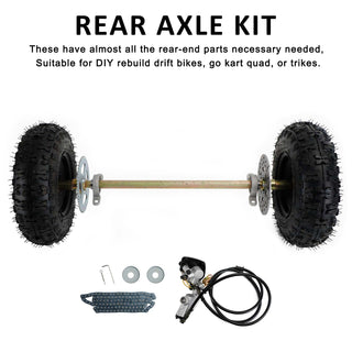 Various ATV Quad Go Kart Rear Live Axle Kit Sprocket Brake Wheel