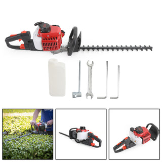 topteng 24" Double Sided Blade 26cc Gas Hedge Trimmer Recoil Gasoline Trim Blade