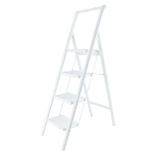 4 Step Ladder, Foldable Step Stools for Home Anti-Slip Pedal, Lightweight