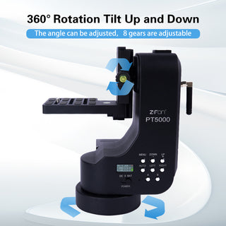 PT-5000 Camera Remote Control Electric Cloud Platform Tilt 360 Panoramic Rotation