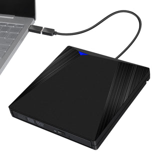 Usb3.0 Type-C External Dvd Rw Cd Drive Player Burner For Laptop Pc Mac Blk